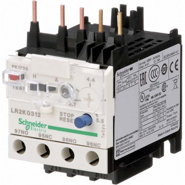 3.7 to 5.5 Amp, 250 VDC, 690 Volt and 69